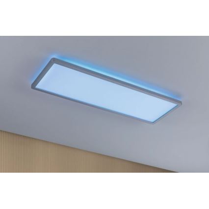 Paulmann 71020 - LED/20W Panel m. RGBW-farver dæmpbart ATRIA 230V 4000K 20x58 cm + fjernbetjening
