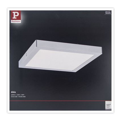 Paulmann 71024 - LED/22W Loftlampe ABIA 230V mat krom