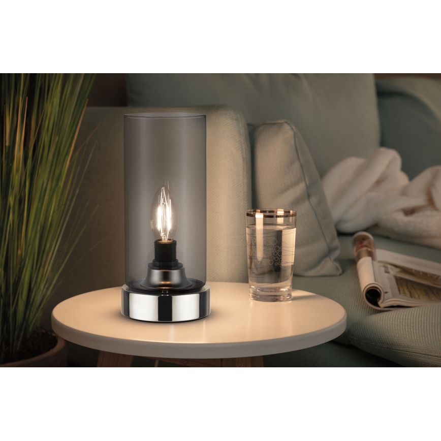Paulmann 77056 - 1xE14/40W Bordlampe m. touch-funktion PINJA 230V