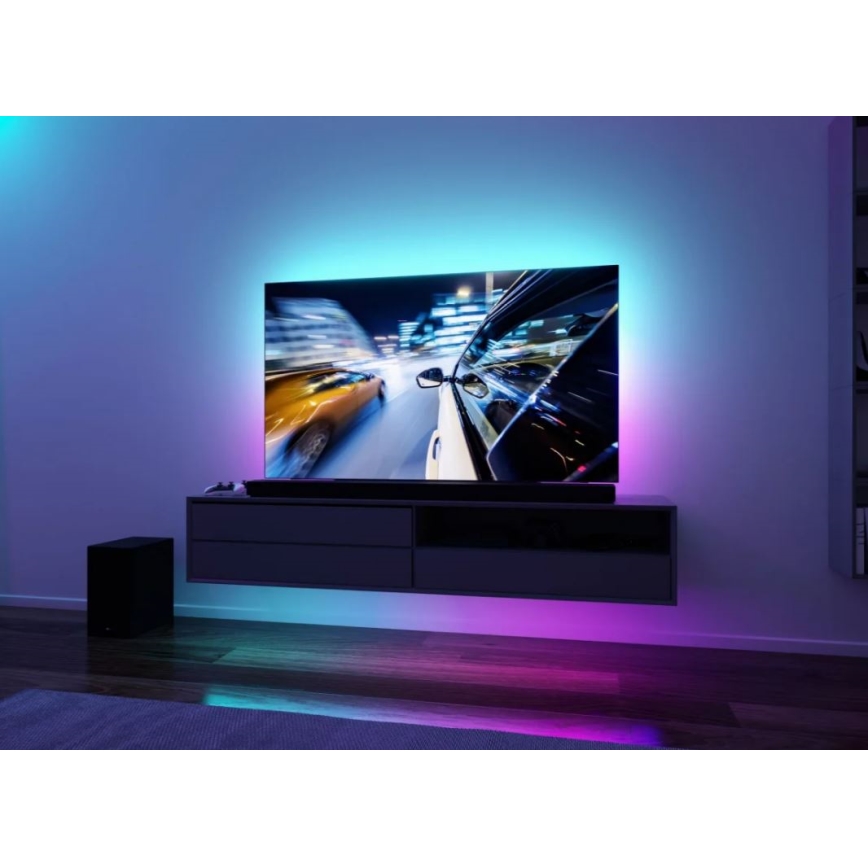 Paulmann 78880 - LED/3,5W RGB Strip til tv dæmpbar 2m ZOLL 5V + fjernbetjening
