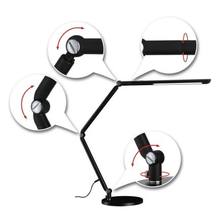 Paulmann 78912 - LED/10,6W Dæmpbar bordlampe FLEXBAR 230V 3000/4000/6500K