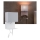 Paulmann 78913 - LED/2,5W + 1xE27/40W Væglampe med hylde og USB MERANI 230V hvid