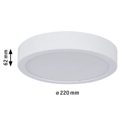 Paulmann 78923 - LED/13W IP44 Loftlampe til badeværelse dæmpbar AVIAR 230V