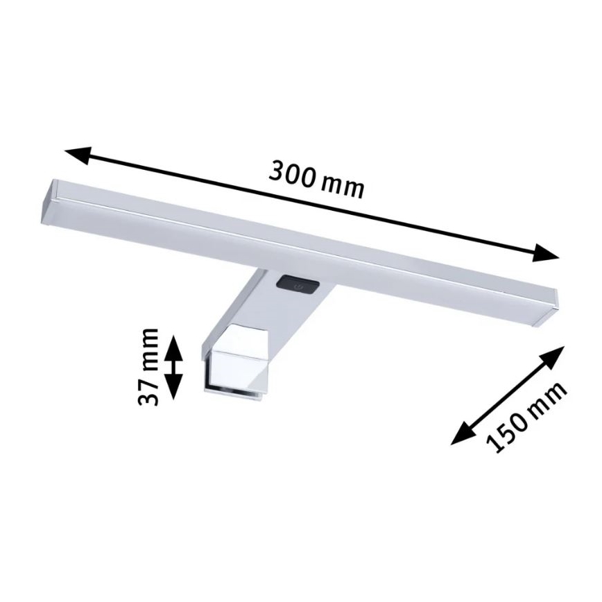 Paulmann 78950 - LED/3,7W IP44 Spejllampe til badeværelse SELO 2700-6500K 230V