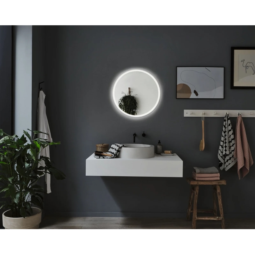 Paulmann 78952- Badeværelsesspejl m. lys dæmpbart LED/21W IP44  MIRA 230V