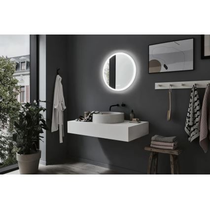 Paulmann 78952- Badeværelsesspejl m. lys dæmpbart LED/21W IP44  MIRA 230V