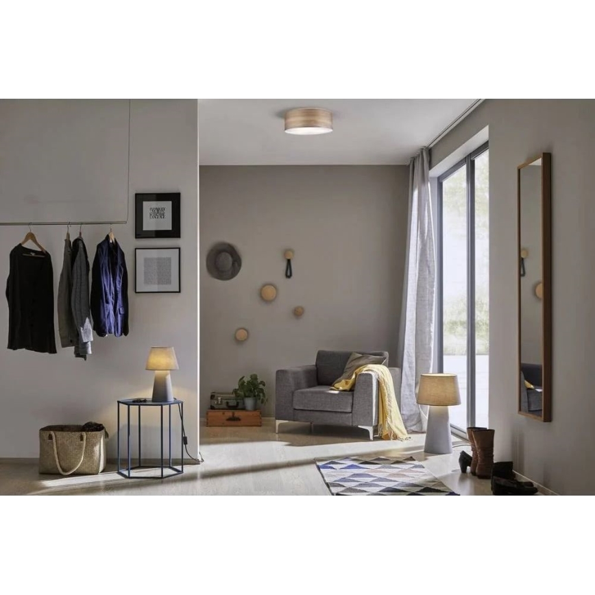 Paulmann 79687 - 3xE27/20W Loftlampe NEORDIC LISKA 230V valnød
