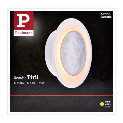 Paulmann 79700 - Væglampe LED/6,5W TIRIL 230V