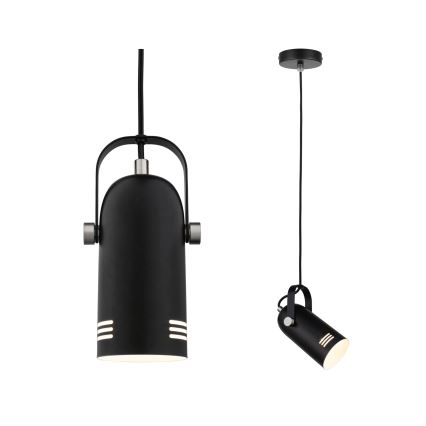 Paulmann 79766 - 1xE27/15W Pendel på kabel LAVEA 230V sort