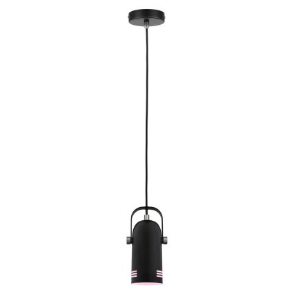 Paulmann 79766 - LED RGBW 1xE27/9W pendel med wireophæng LAVEA 230V sort