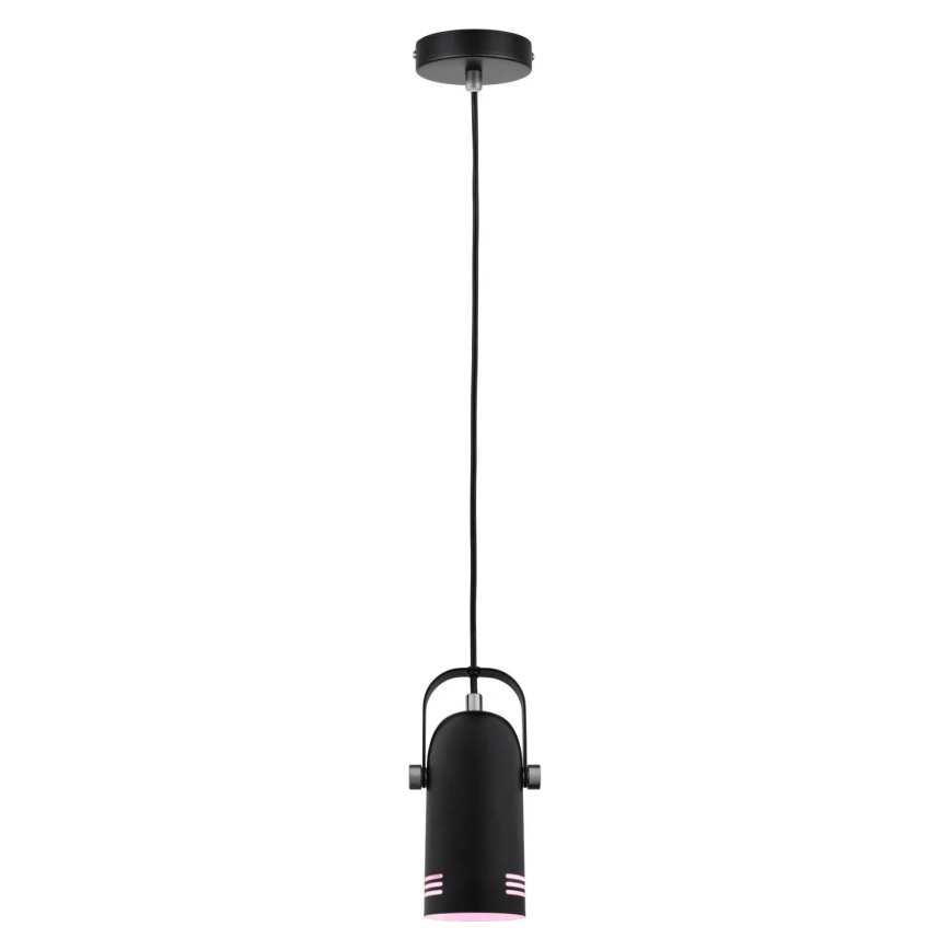 Paulmann 79766 - LED RGBW 1xE27/9W pendel med wireophæng LAVEA 230V sort