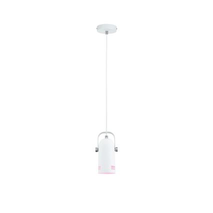 Paulmann 79767 - 1xE27/15W pendel på ledning LAVEA 230V hvid