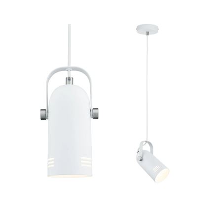 Paulmann 79767 - 1xE27/15W pendel på ledning LAVEA 230V hvid