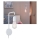 Paulmann 79811 - 1xE27/40W Væglampe CALVANI 230V hvid