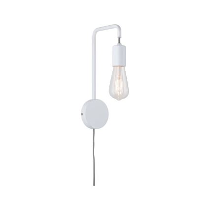 Paulmann 79811 - 1xE27/40W Væglampe CALVANI 230V hvid
