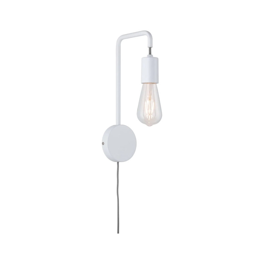 Paulmann 79811 - 1xE27/40W Væglampe CALVANI 230V hvid