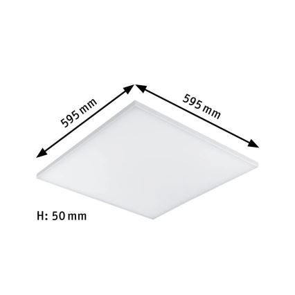 Paulmann 79822 - LED/34W Loftlampe dæmpbar VELORA 230V