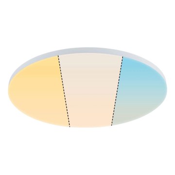 Paulmann 79894 - LED/38W loftlampe VELORA 230V 3000/4000/6500K Ø 60 cm hvid
