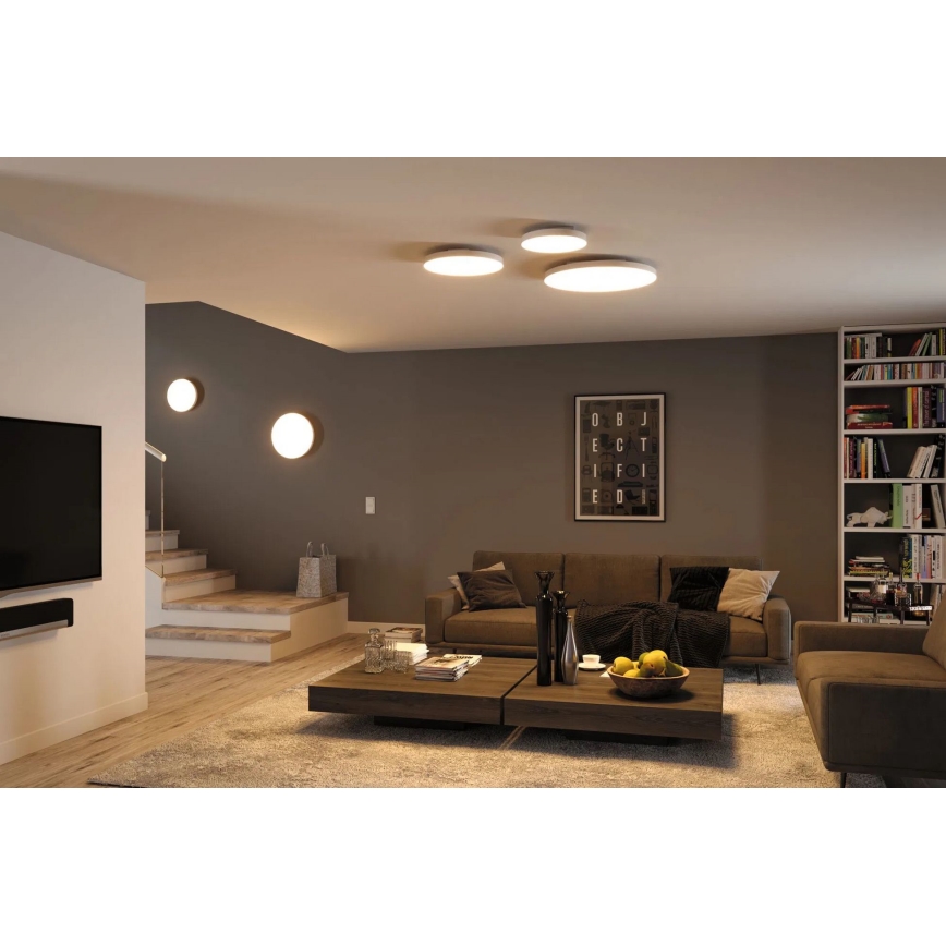 Paulmann 79894 - LED/38W loftlampe VELORA 230V 3000/4000/6500K Ø 60 cm hvid