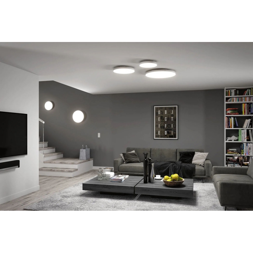 Paulmann 79894 - LED/38W loftlampe VELORA 230V 3000/4000/6500K Ø 60 cm hvid