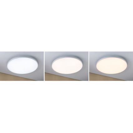 Paulmann 79894 - LED/38W loftlampe VELORA 230V 3000/4000/6500K Ø 60 cm hvid