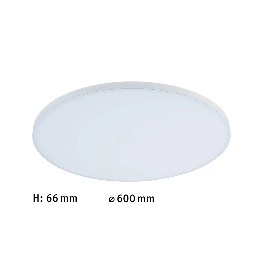 Paulmann 79894 - LED/38W loftlampe VELORA 230V 3000/4000/6500K Ø 60 cm hvid