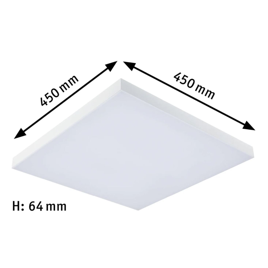 Paulmann 79905 - LED/19W RGBW Loftlampe dæmpbar VELORA 230V 3000-6500K + fjernbetjening