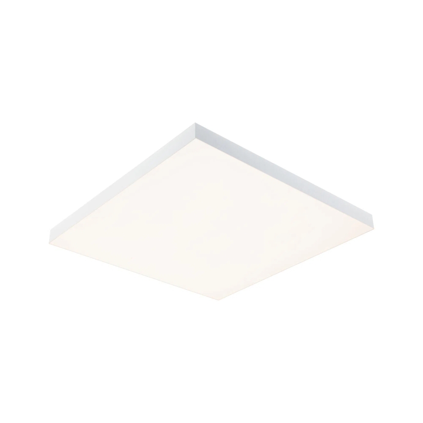 Paulmann 79910 - LED/31W RGBW Dæmpbar loftlampe LORIA 230V 3000-6500K 59,5x59,5 cm hvid + fjernbetjening