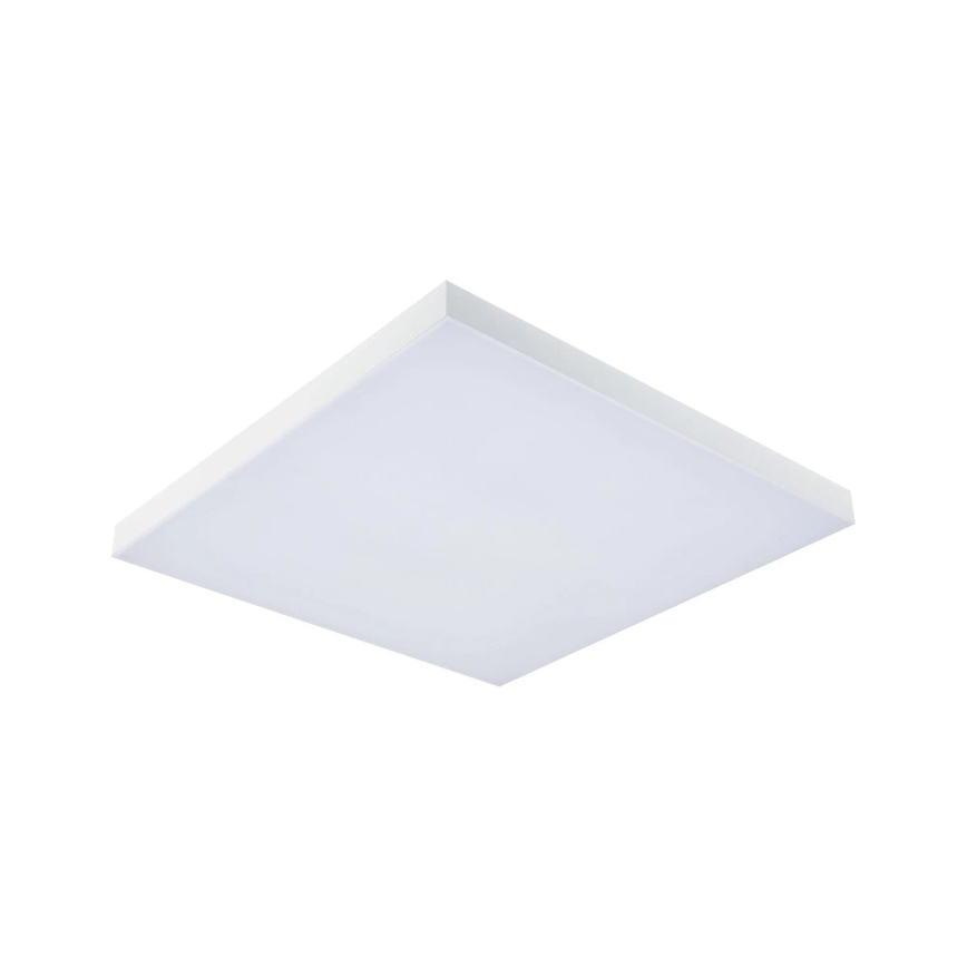 Paulmann 79910 - LED/31W RGBW Dæmpbar loftlampe LORIA 230V 3000-6500K 59,5x59,5 cm hvid + fjernbetjening