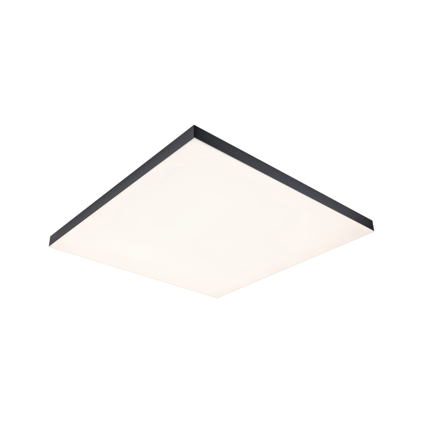 Paulmann 79913 - LED/31W RGBW Dæmpbar loftlampe LORIA 230V 3000-6500K 59,5x59,5 cm sort + fjernbetjening