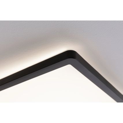 Paulmann 79921 - LED/16W dæmpbar panel ATRIA 230V 3000K 29,3x29,3 cm sort
