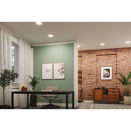 Paulmann 79948 - LED/12W IP44 Dæmpbar badeværelsesindbygningslampe VARIFIT 230V