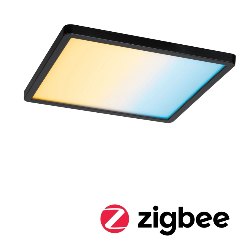 Paulmann 79967 - LED/16W IP44 Dæmpbar indbygningsspot til badeværelse AREO 230V 23x23 cm sort