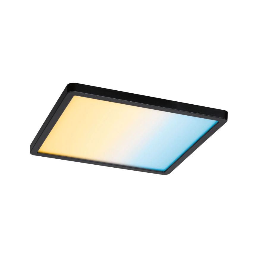 Paulmann 79967 - LED/16W IP44 Dæmpbar indbygningsspot til badeværelse AREO 230V 23x23 cm sort