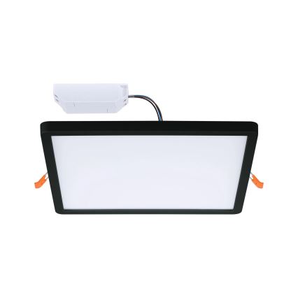 Paulmann 79967 - LED/16W IP44 Dæmpbar indbygningsspot til badeværelse AREO 230V 23x23 cm sort
