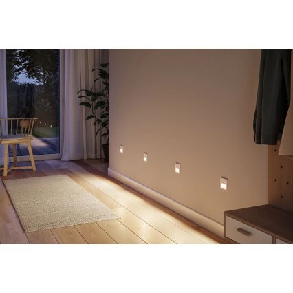 Paulmann 79999 - LED/1W Trappelampe TSARO 230V Follow/hvid