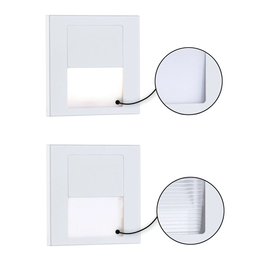 Paulmann 79999 - LED/1W Trappelampe TSARO 230V Follow/hvid