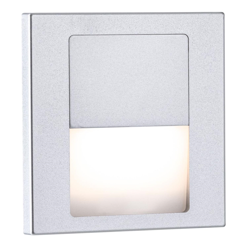 Paulmann 80000 - LED/1W Trappelampe TSARO 230V Follow/mat krom