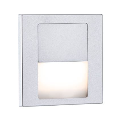 Paulmann 80000 - LED/1W Trappelampe TSARO 230V Follow/mat krom