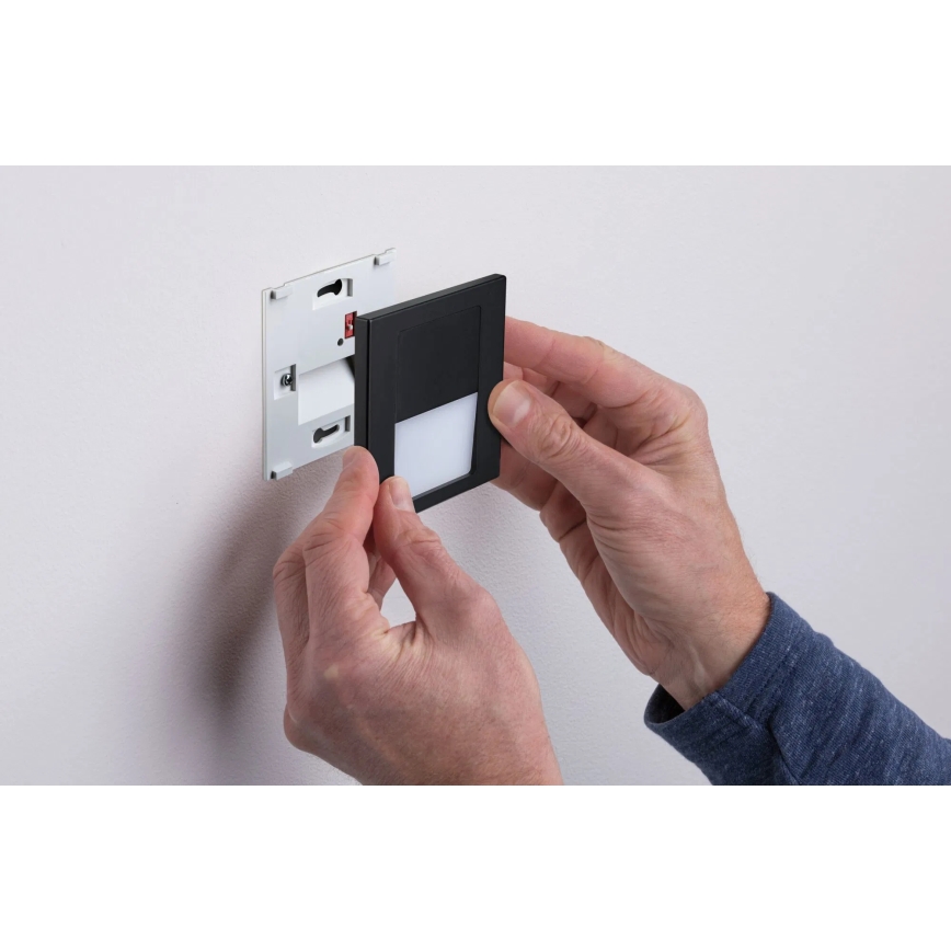 Paulmann 80001 - LED/1W Trappelampe TSARO 230V Follow/sort