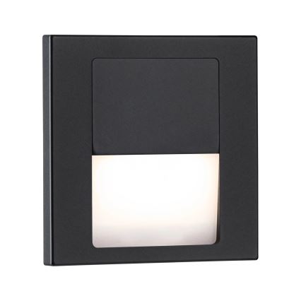 Paulmann 80001 - LED/1W Trappelampe TSARO 230V Follow/sort