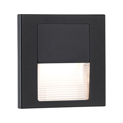 Paulmann 80001 - LED/1W Trappelampe TSARO 230V Follow/sort