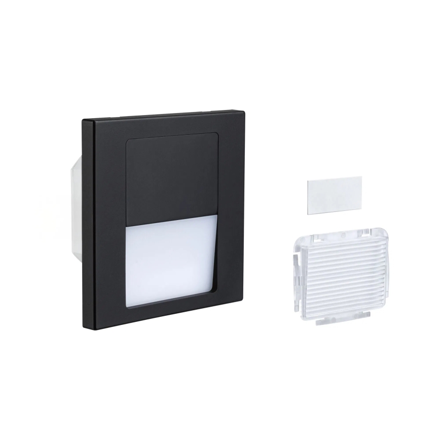 Paulmann 80001 - LED/1W Trappelampe TSARO 230V Follow/sort