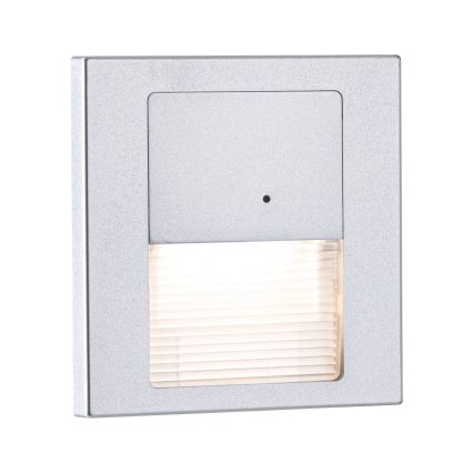 Paulmann 80003 - LED/1W Trappelampe med sensor TSARO 230V Lead/mat krom