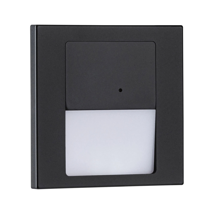 Paulmann 80004 - LED/1W Trappelampe med sensor TSARO 230V Lead/sort