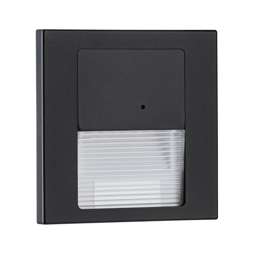 Paulmann 80004 - LED/1W Trappelampe med sensor TSARO 230V Lead/sort