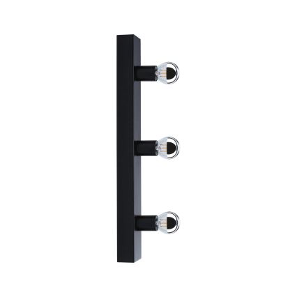 Paulmann 80097 - 3xE14/40W IP44 Spejllampe til badeværelse REGULA 230V sort