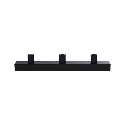 Paulmann 80097 - 3xE14/40W IP44 Spejllampe til badeværelse REGULA 230V sort