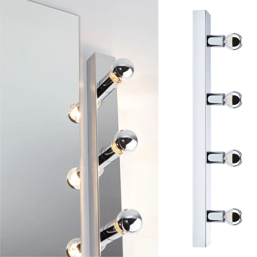 Paulmann 80098 - 4xE14/40W IP44 Spejllampe til badeværelse REGULA 230V skinnende krom