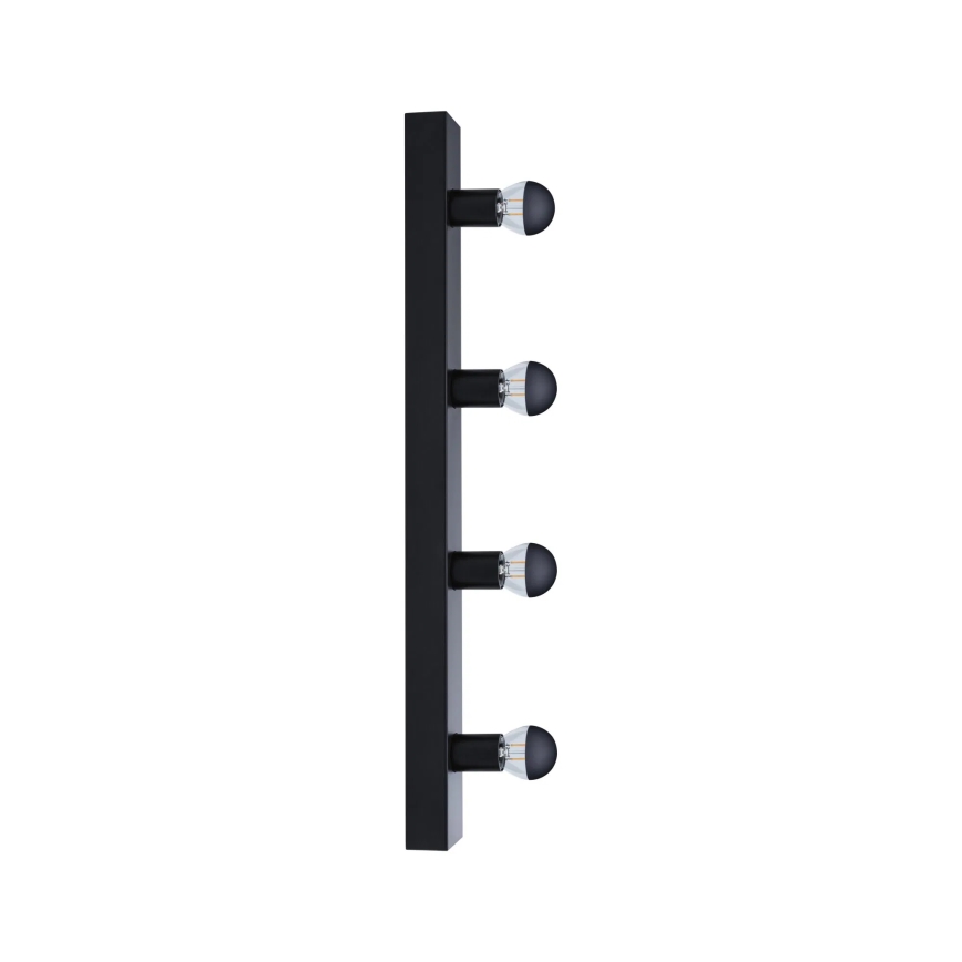 Paulmann 80099 - 4xE14/40W IP44 Spejllampe til badeværelse REGULA 230V sort